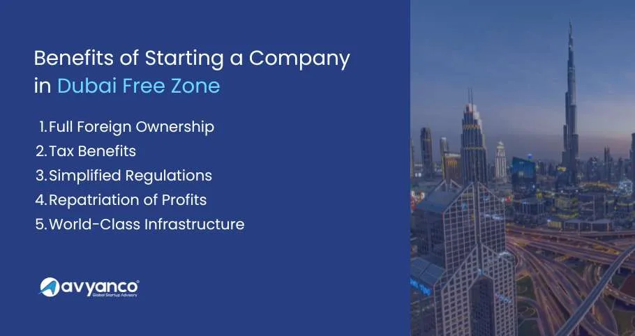 How to Set Up a Company in a Dubai Free Zone (2026 Guide) | Avyanco